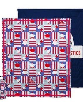 AMERICA 250 JOURNEY LIBERTY AND JUSTICE BLANKET 60X70